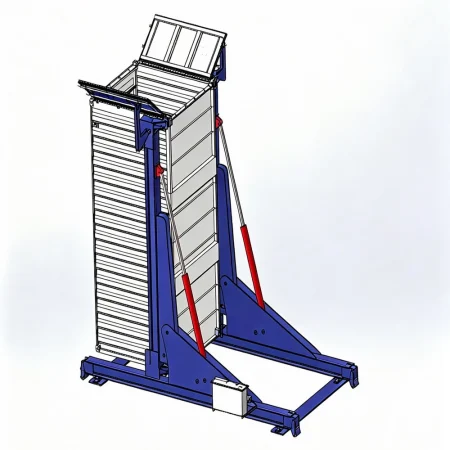 Container tilter-3D Modeling