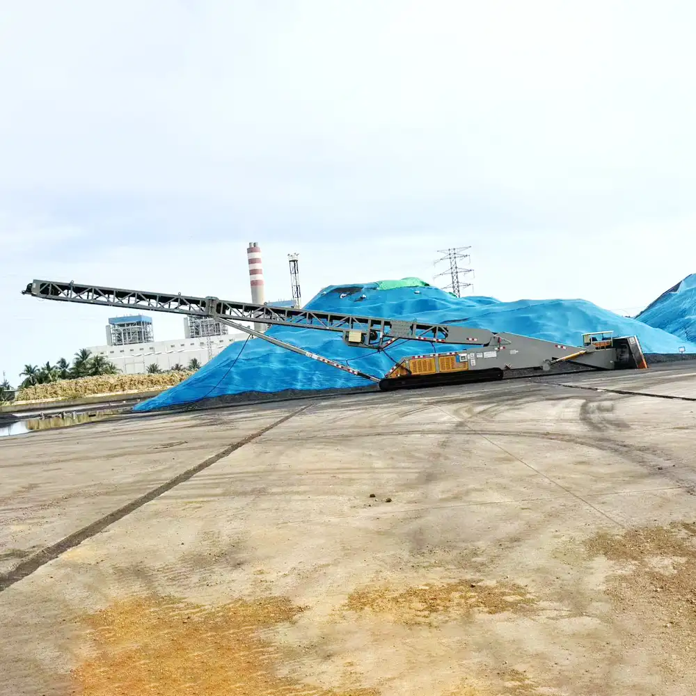Zfita screw reclaimer mobile conveyor