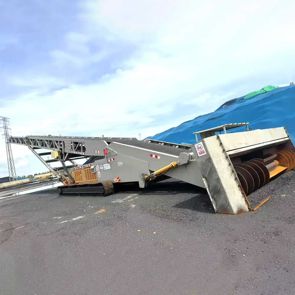 Zfita self-feeding truck loading conveyor